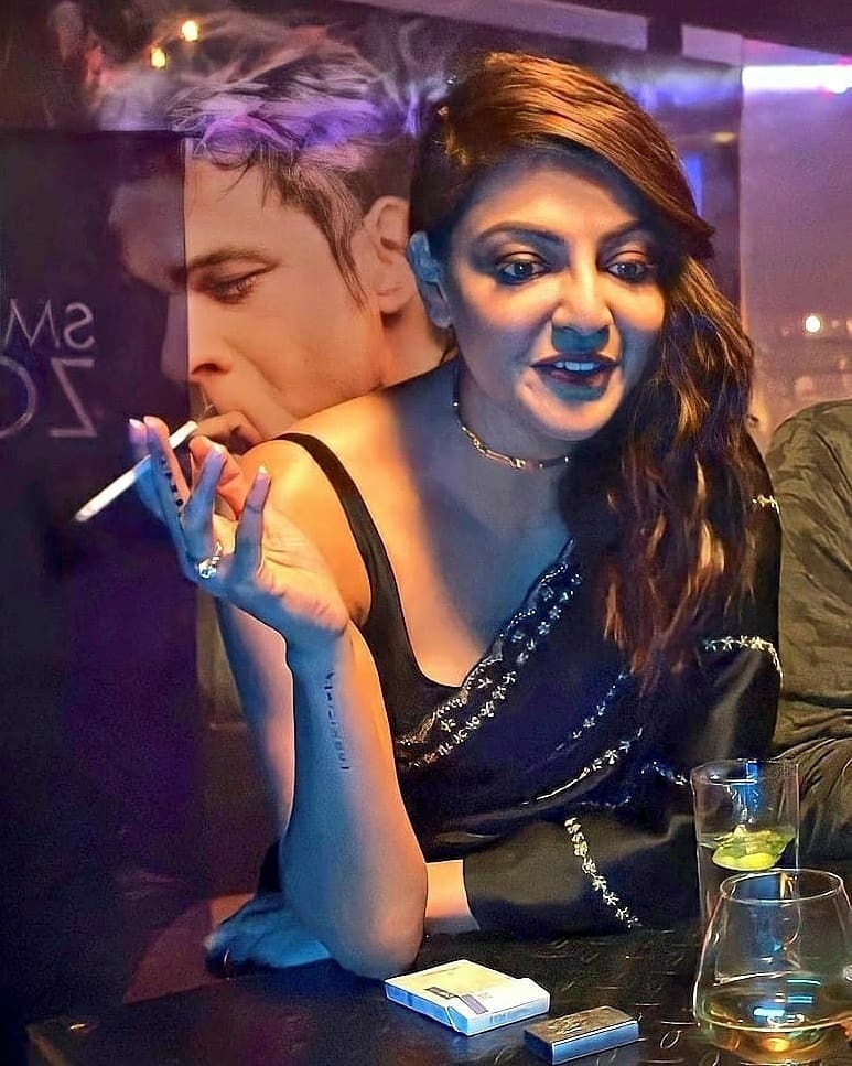 Kajal Aggarwal New Clicks In Smoking