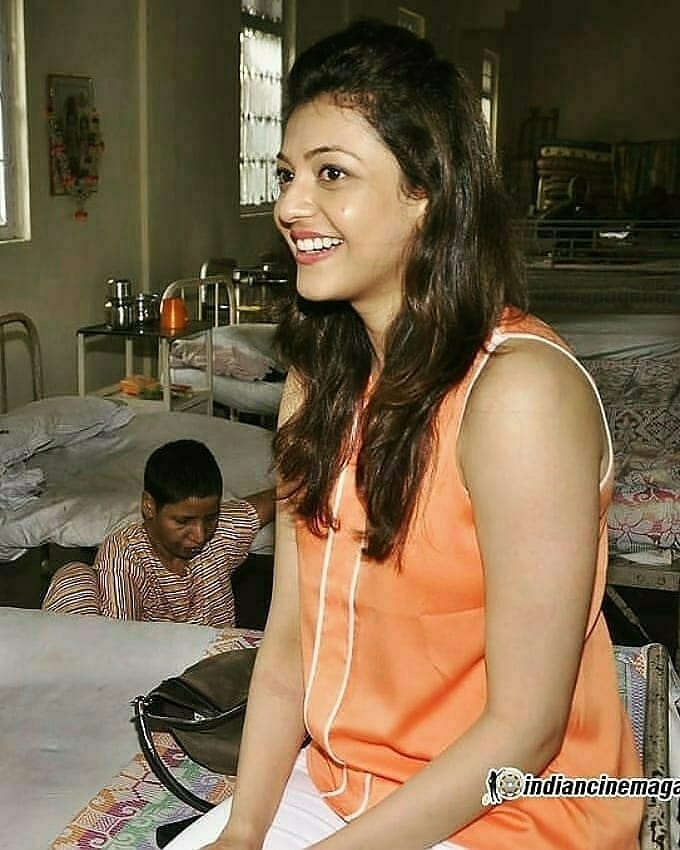 Kajal Aggarwal New Clicks with poor people
