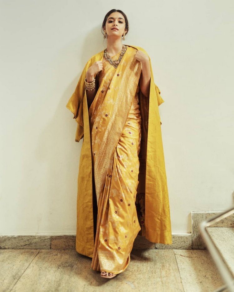 Keerthy Suresh Images In Saree