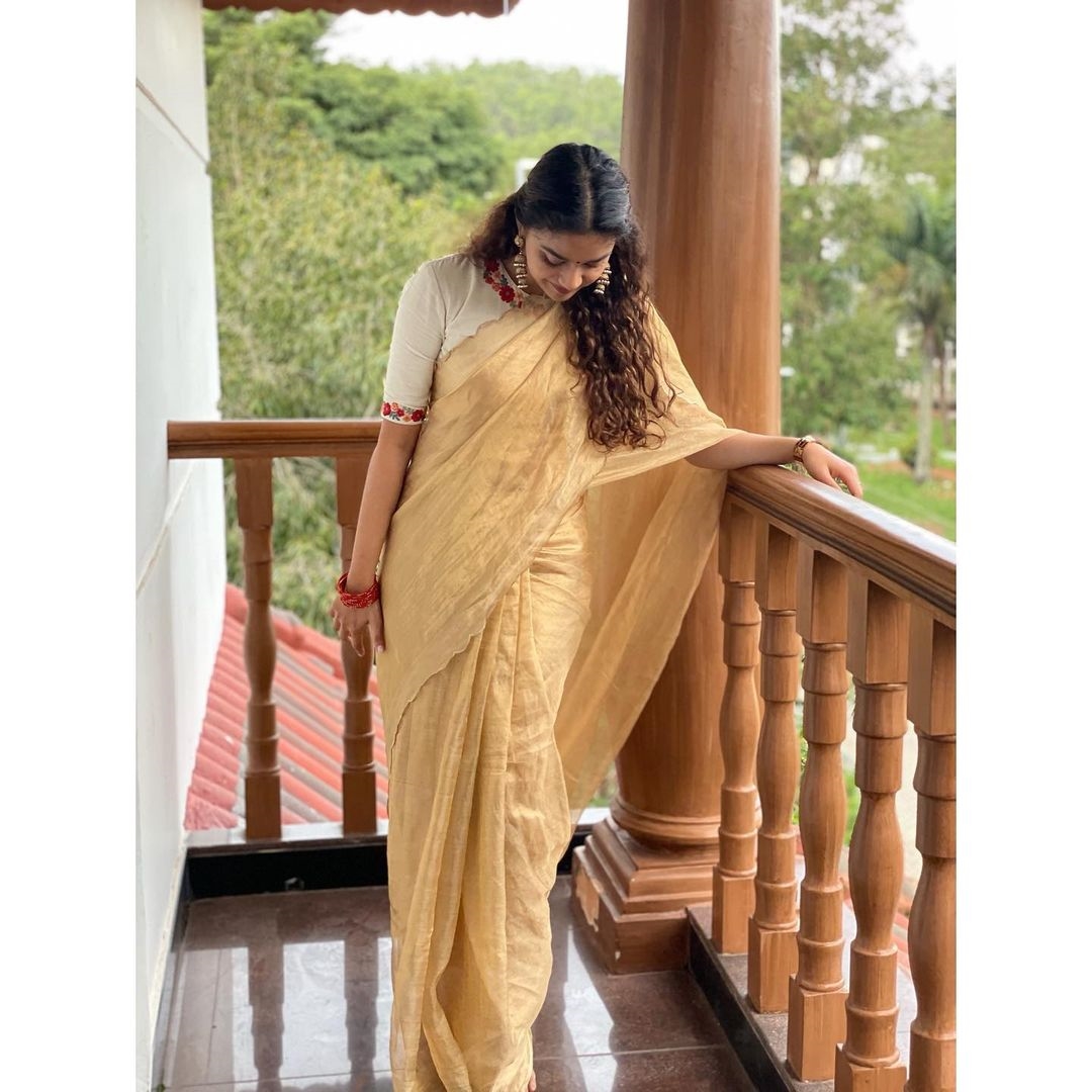 Keerthy Suresh latest Photos In Saree