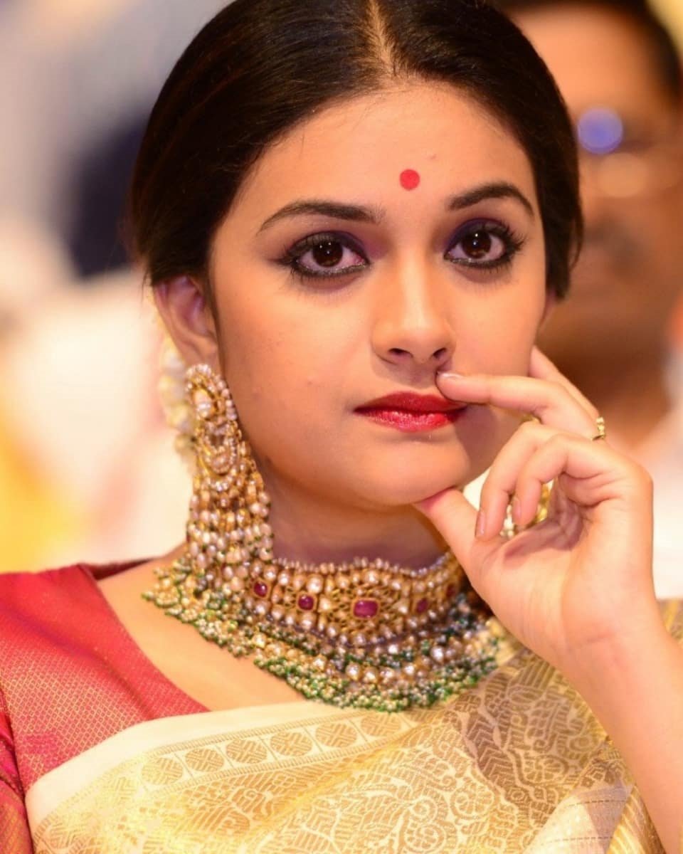 Keerthy Suresh traditional latest Photos