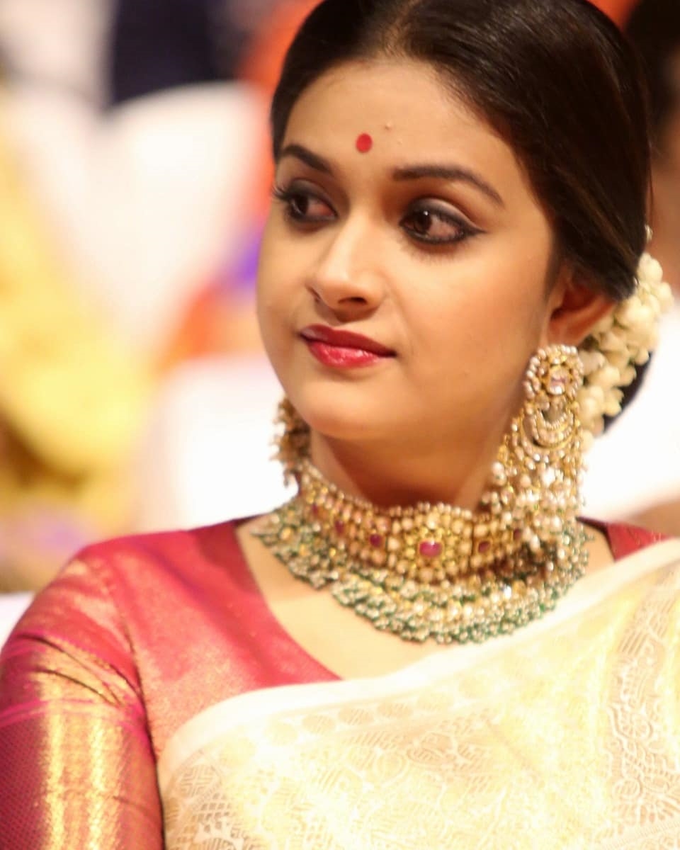 Keerthy Suresh traditional latest Photos