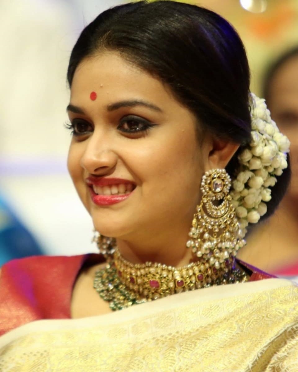 Keerthy Suresh traditional latest Photos