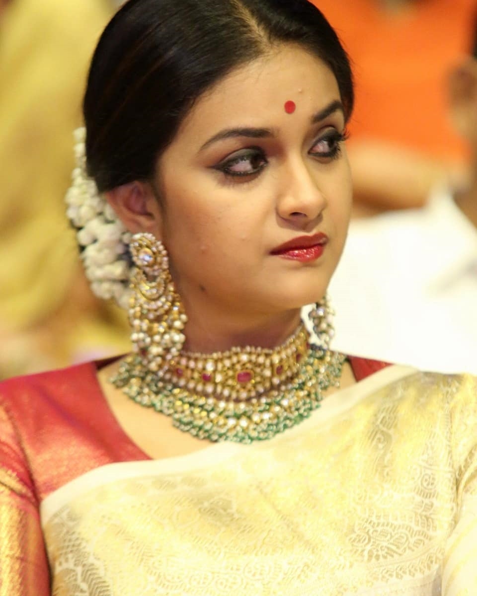 Keerthy Suresh traditional latest Photos