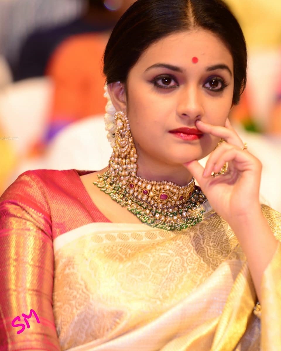 Keerthy Suresh traditional latest Photos