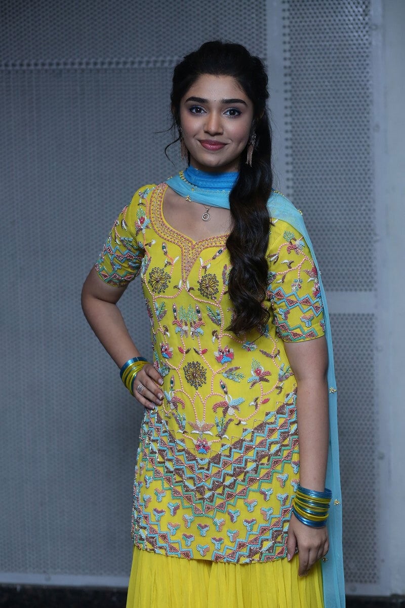 Krithi Shetty Clicks In Audio Launch