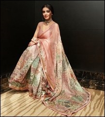 Malvika Sharma latest saree Photos