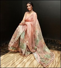 Malvika Sharma latest saree Photos