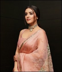 Malvika Sharma latest saree Photos