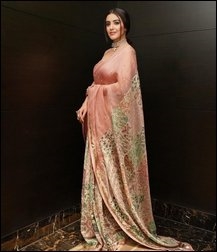 Malvika Sharma latest saree Photos