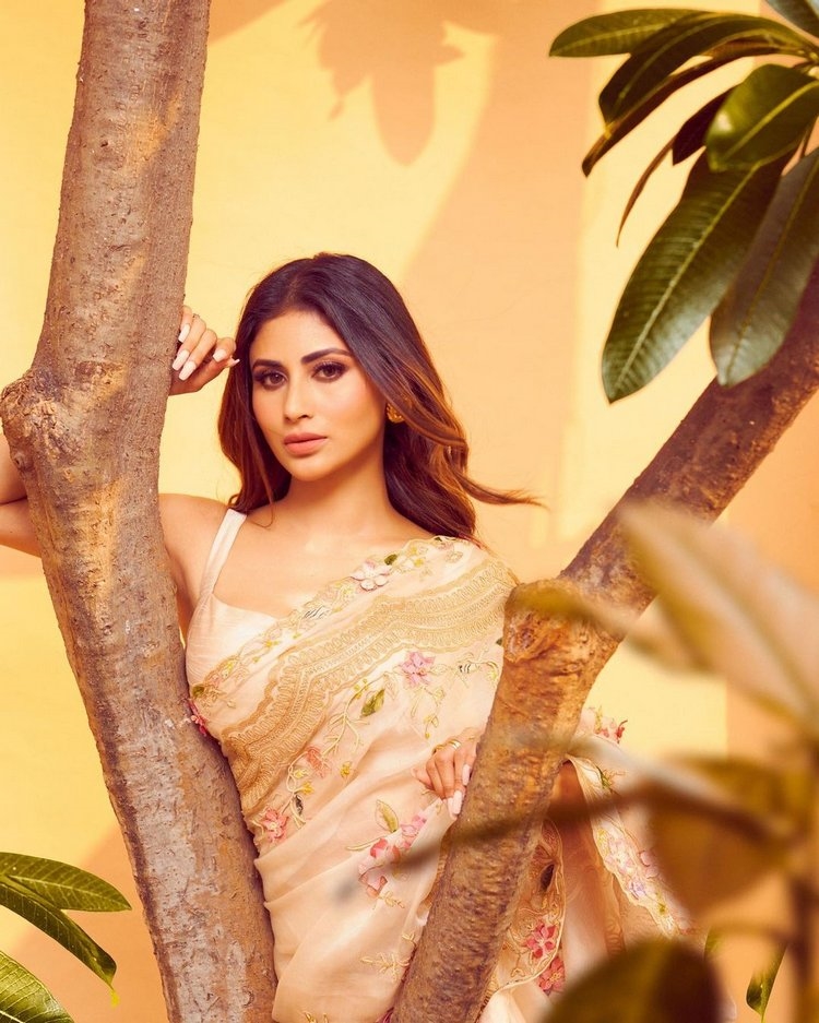 Mouni Roy Photoshoot In Saree