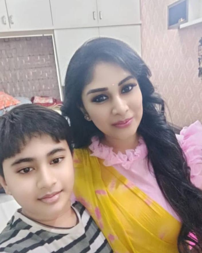 Nirupam Manjula Latest Photos With Sons