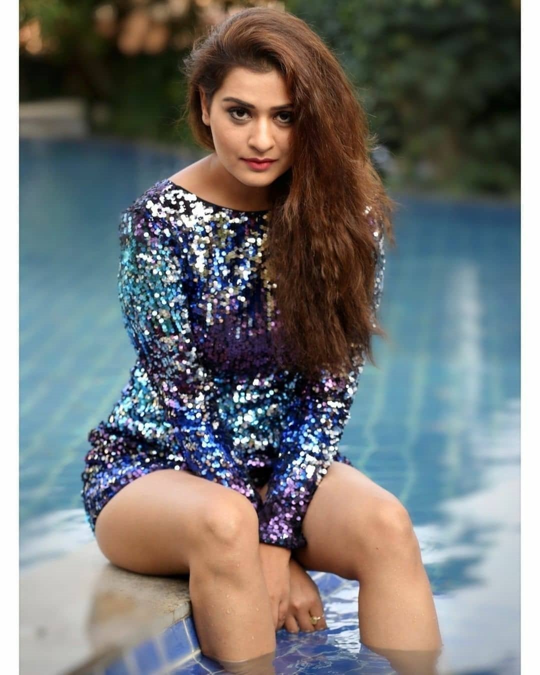 Payal Rajput Hot Photos In Swimming Fool
