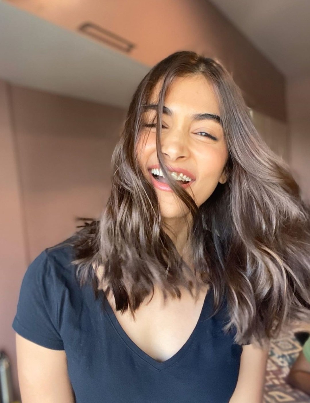 Pooja Hegde Private Bedroom Photos