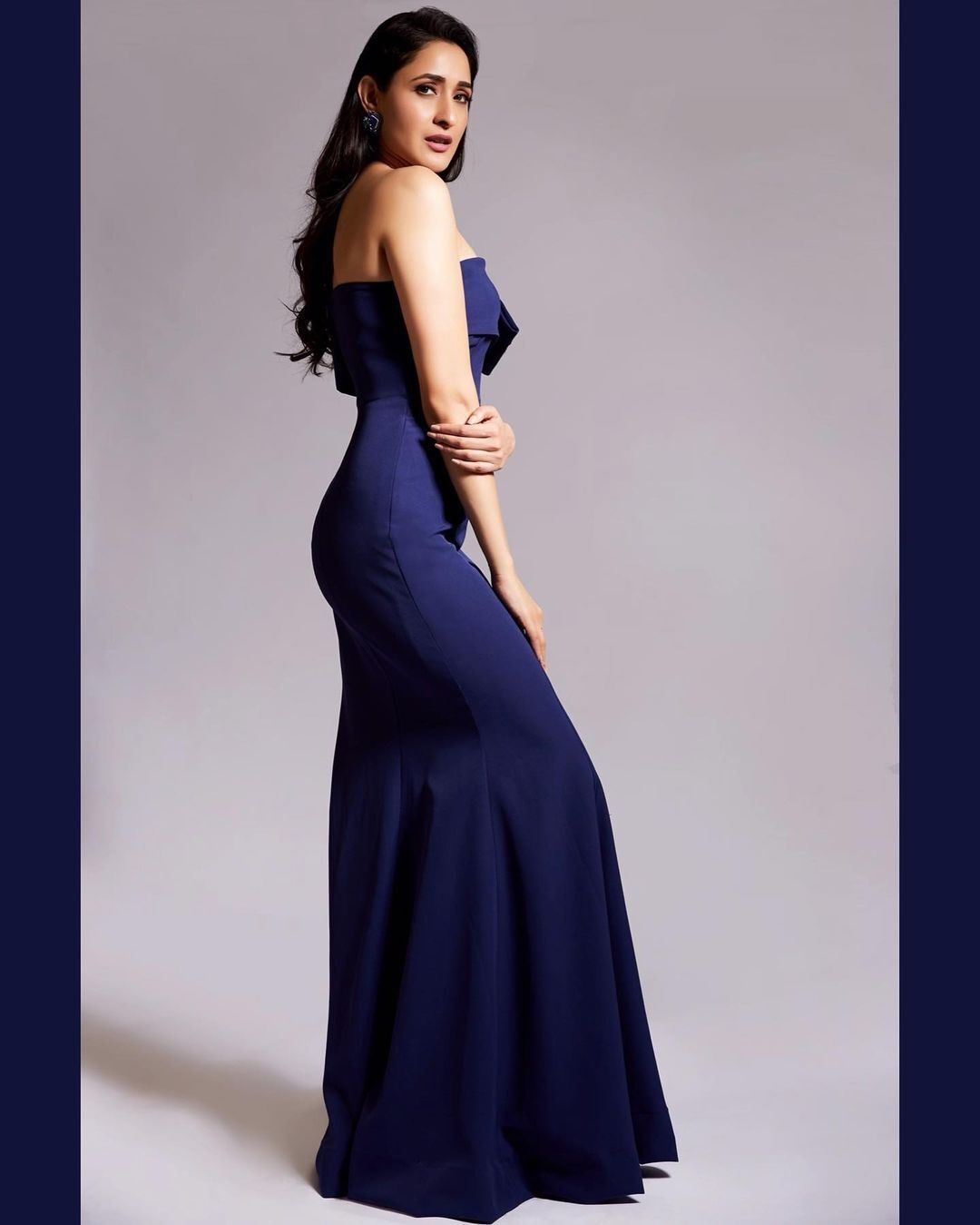 Pragya Jaiswal New Clicks In Blue Dress