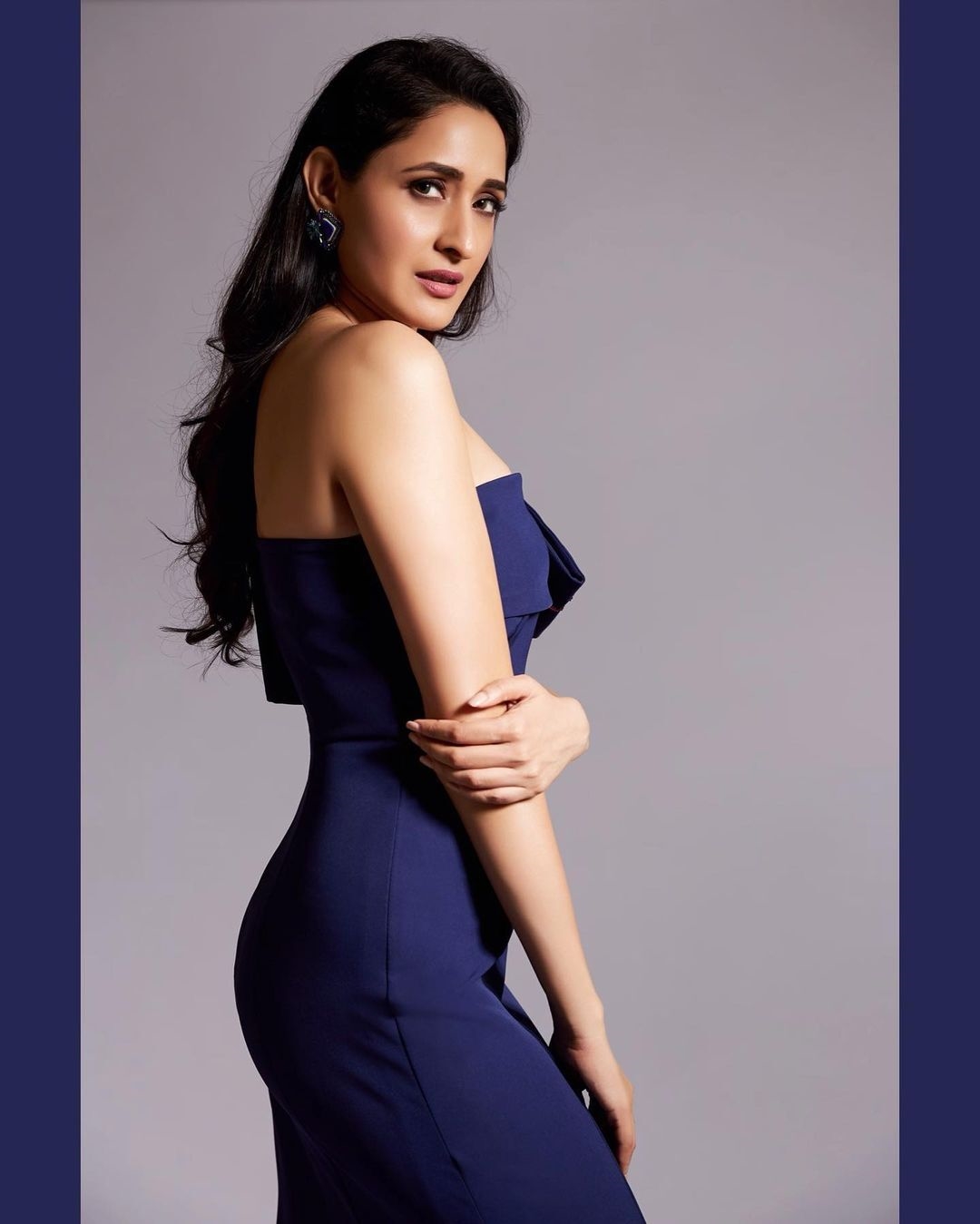 Pragya Jaiswal New Clicks In Blue Dress