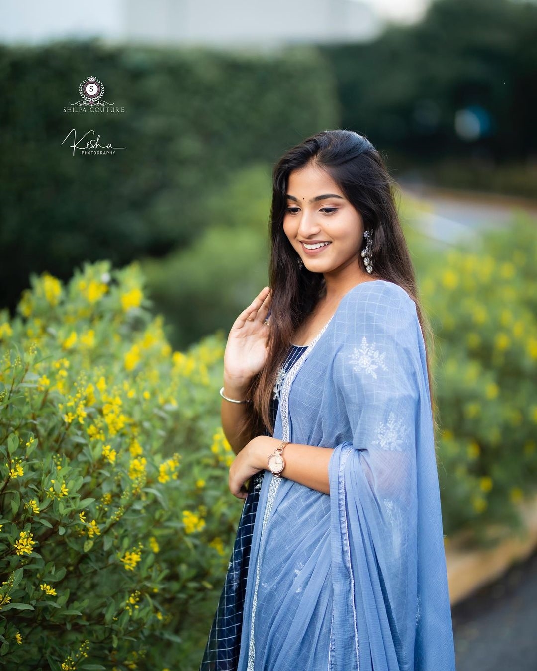 Pranavi Manukonda New Stills In Dress