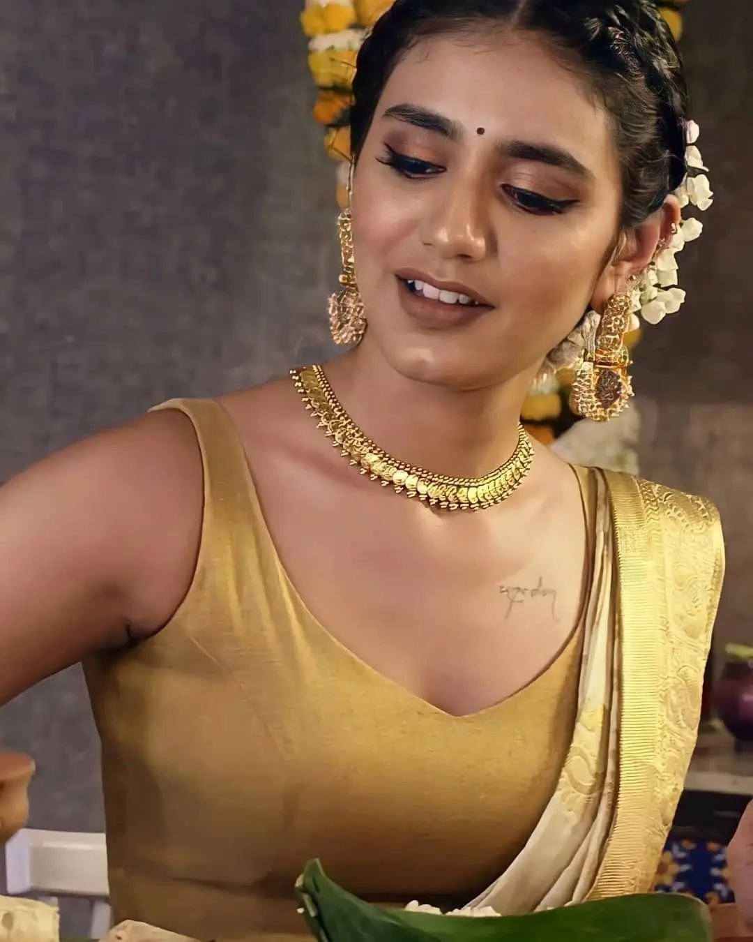 Priya Prakash Varrier New Photos In Saree