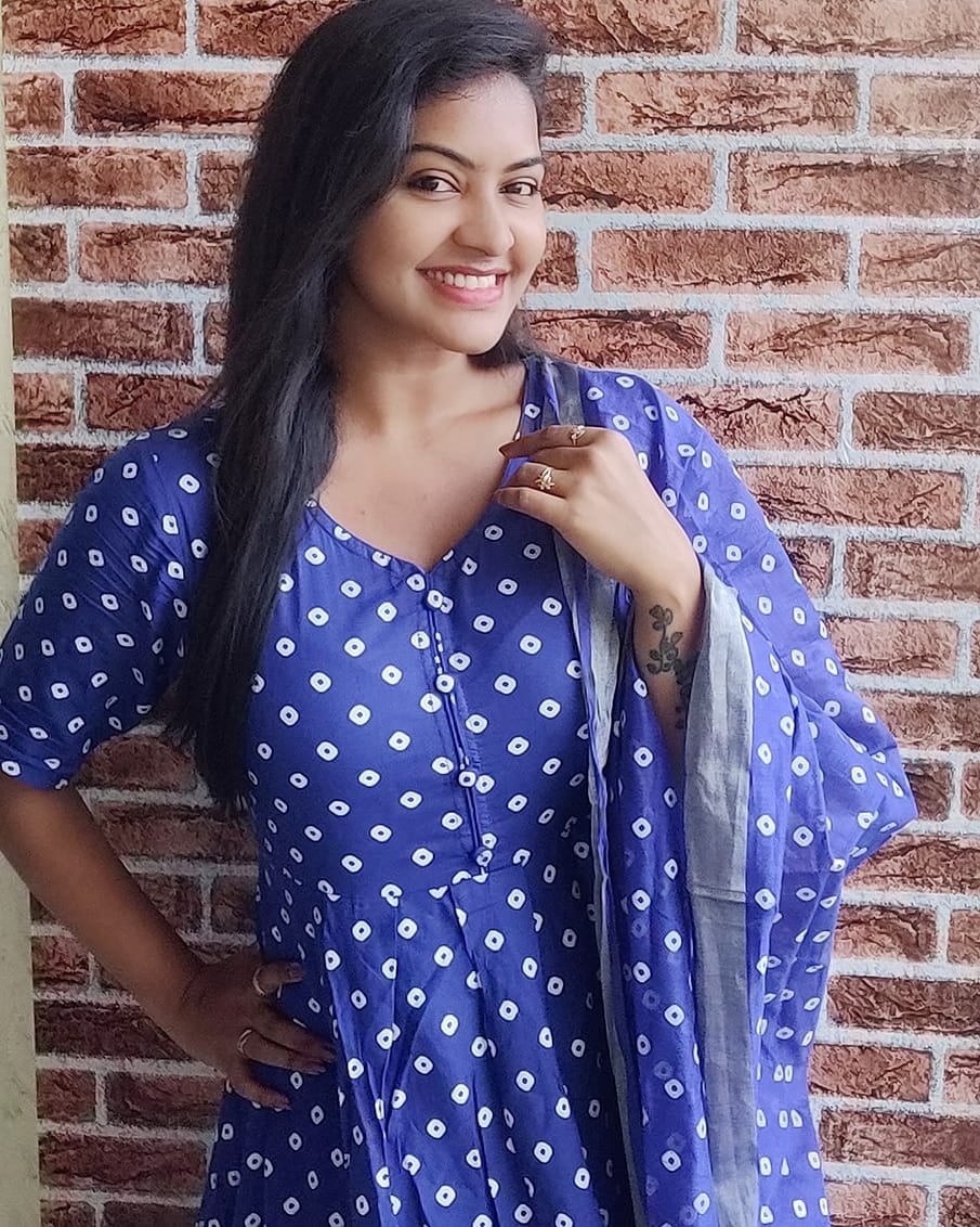 Rachitha Mahalakshmi New Clicks In Dress