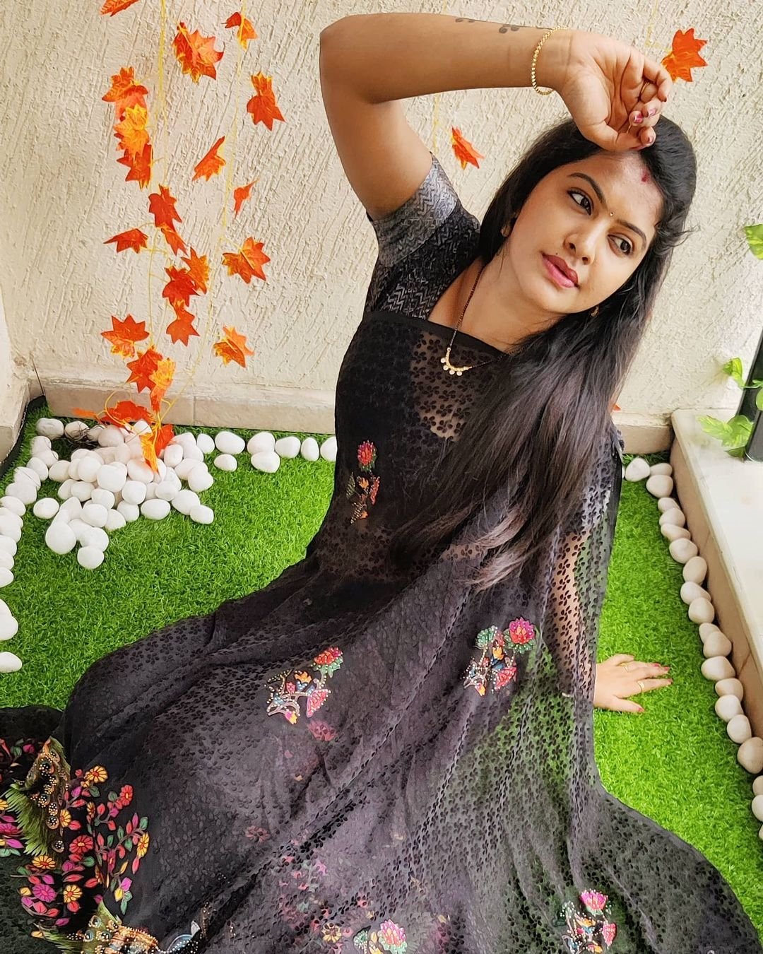 Rachitha Mahalakshmi New Stills In Black Saree