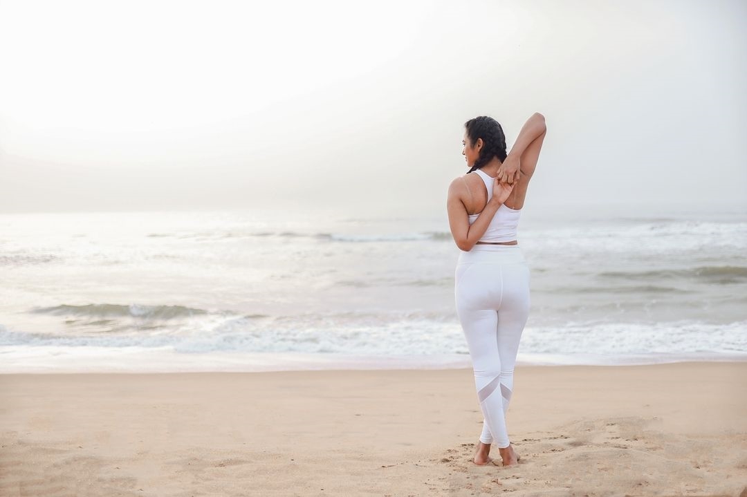 Ramya Pandian latest Photos IN BEACH