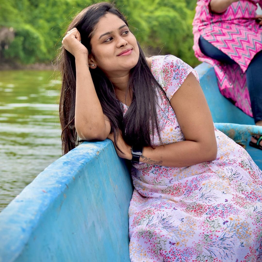 Ramya latest Photos In Boat