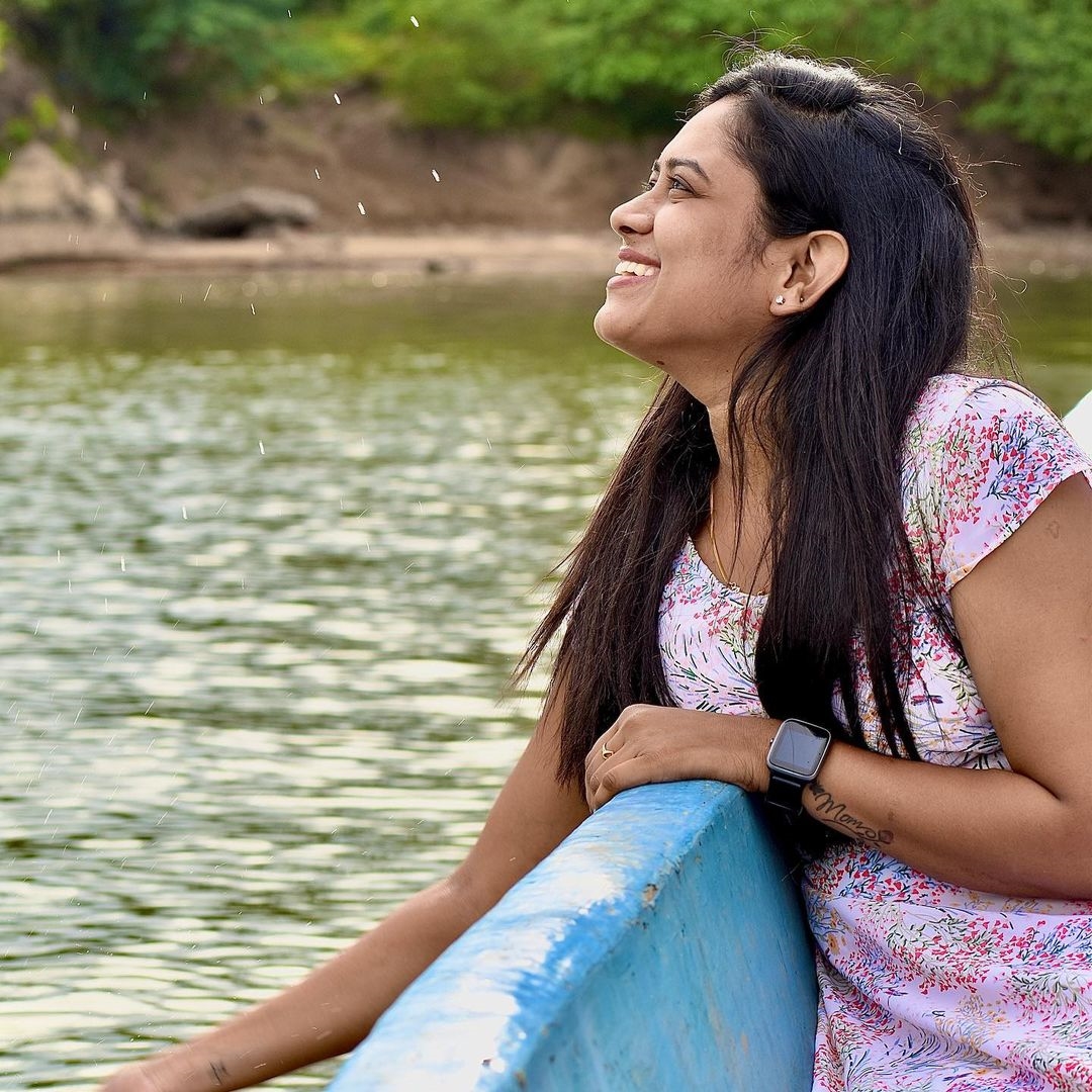 Ramya latest Photos In Boat