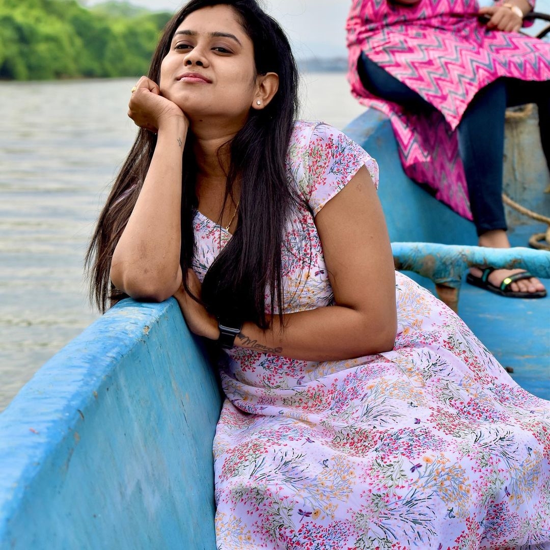 Ramya latest Photos In Boat
