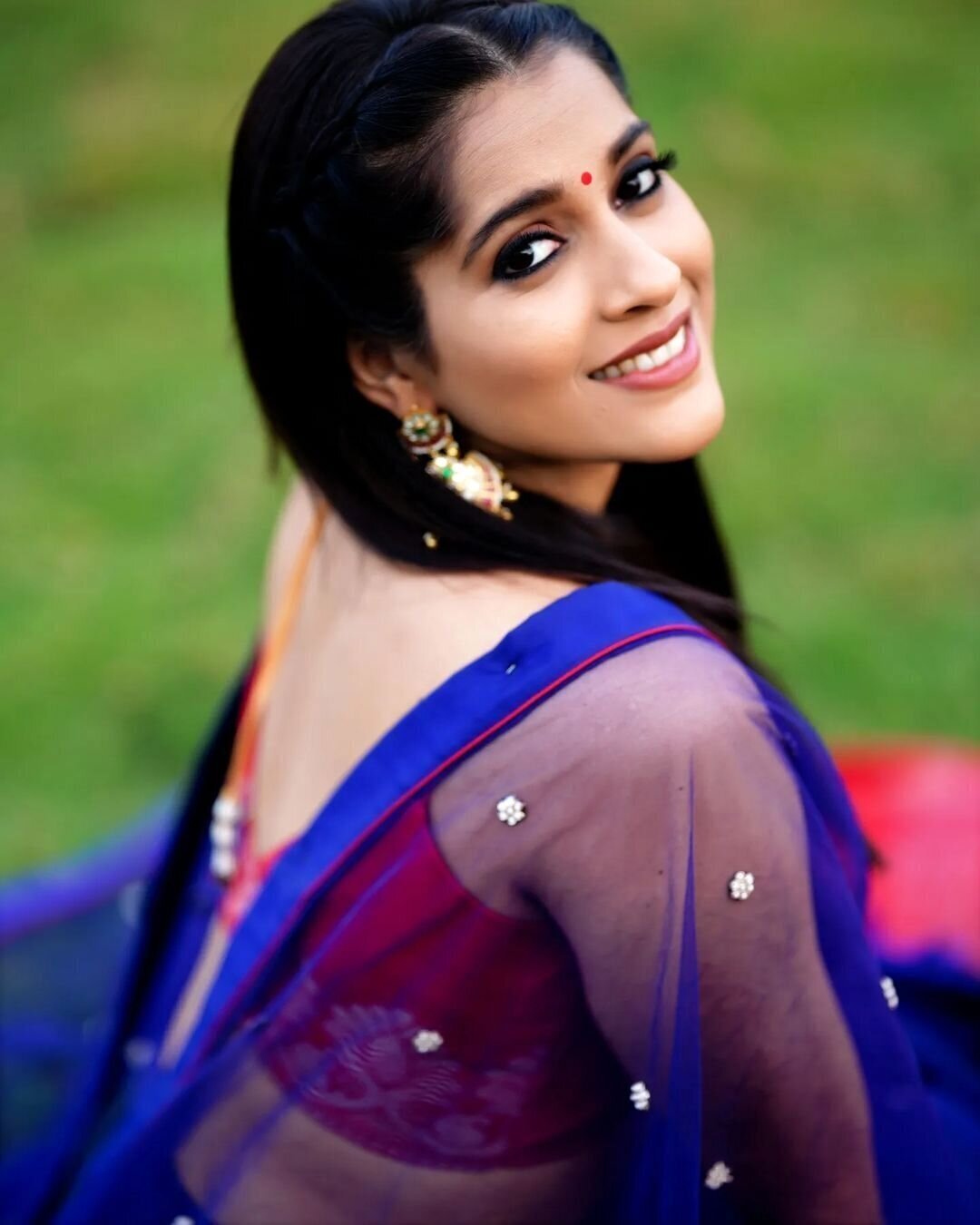 Rashmi Gautam ImagesIn Blue Dress In Festival