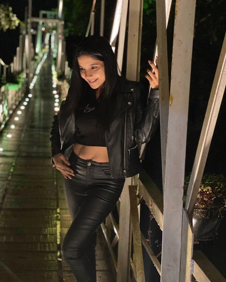 Sakshi Agarwal New Images In Black Dress