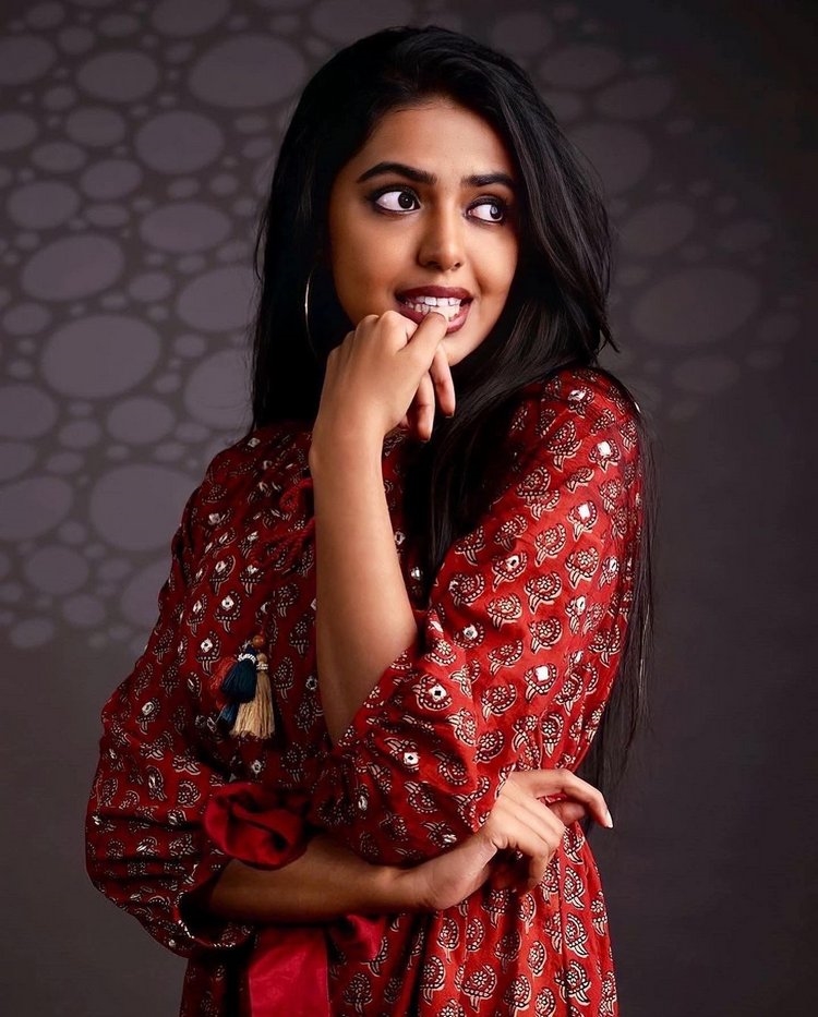 Shivani Rajasekhar New Clicks In Red Dress