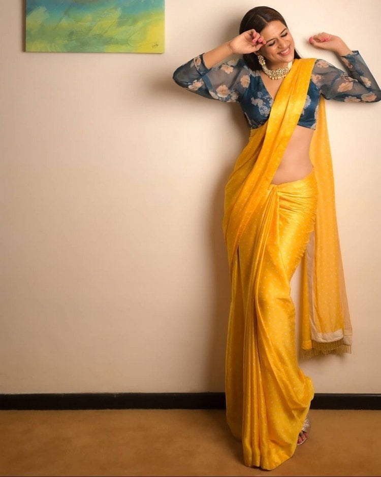 Shraddha Das Hot Photos In Saree