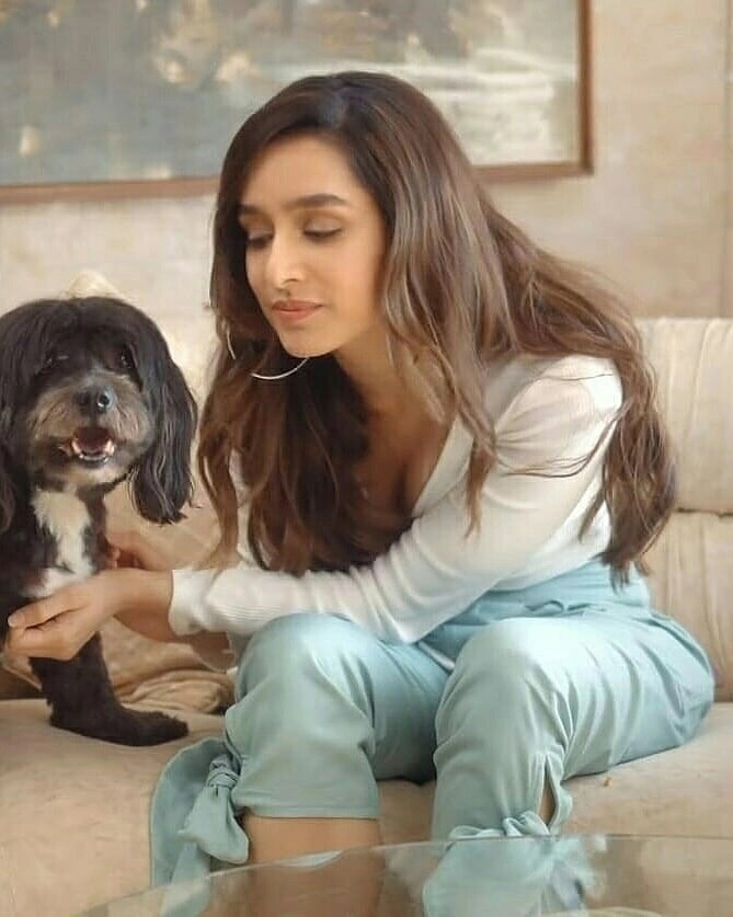 Shraddha Kapoor New Clicks With Dog