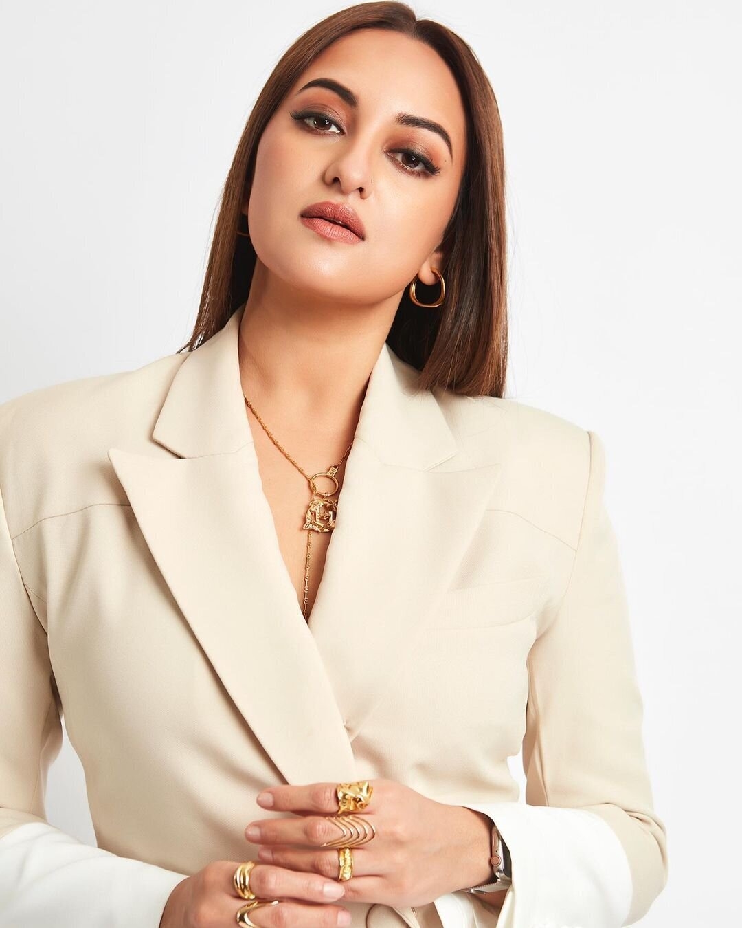 Sonakshi Sinha New Photos In White Dress