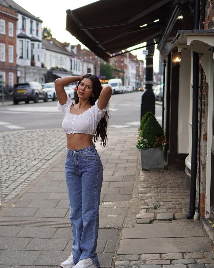 Sonam Bajwa New Images In Outside