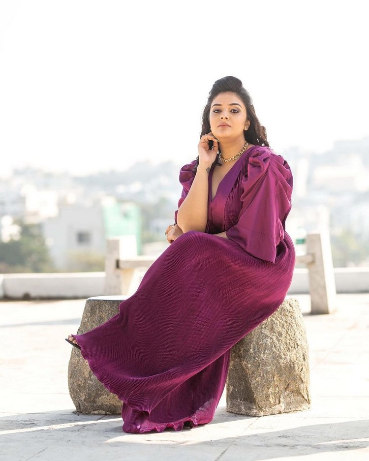 Sreemukhi Amazing Photos In Shoot