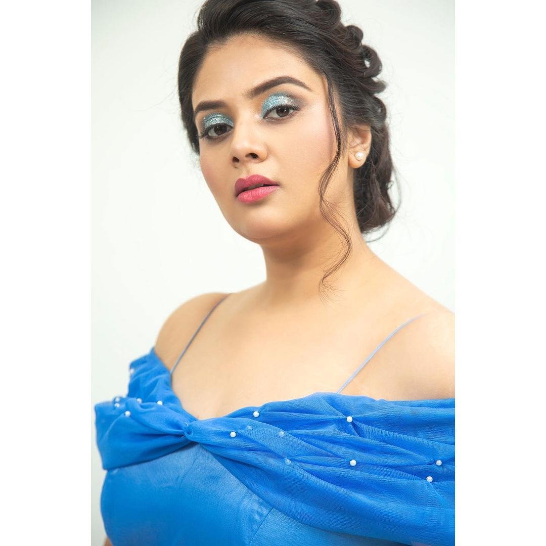 Sreemukhi Latest Out fit Dress