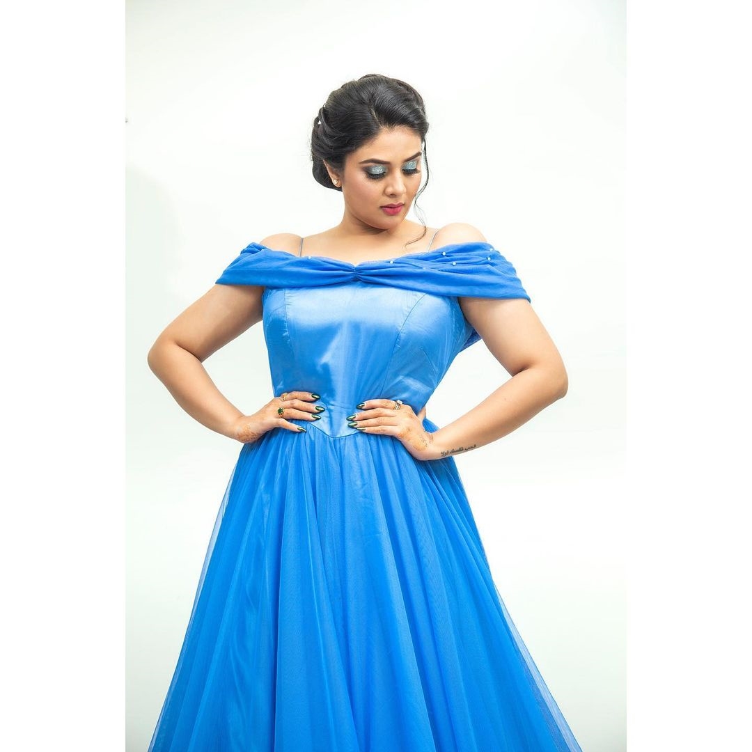 Sreemukhi Latest Out fit Dress