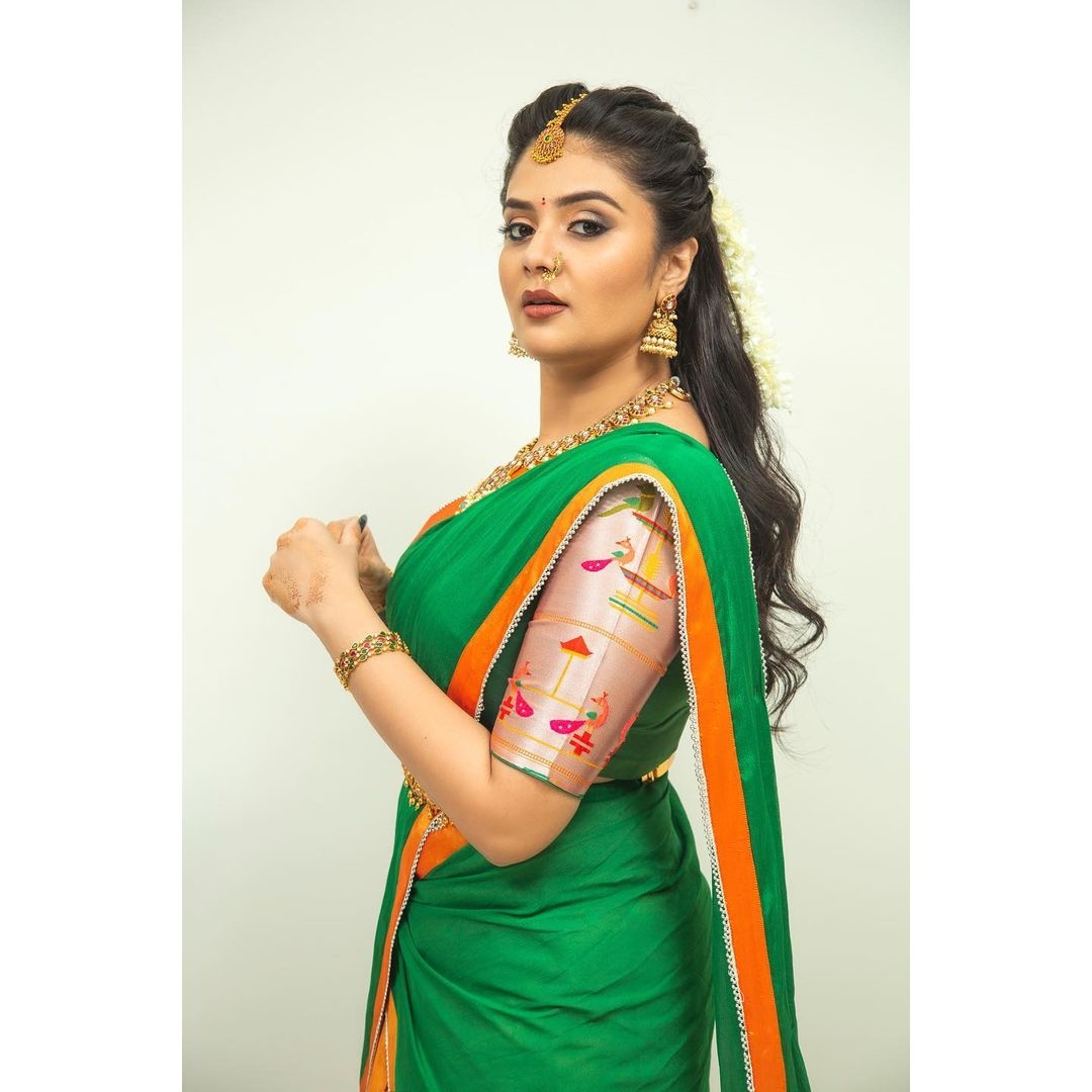 Sreemukhi Latest Traditional Photos