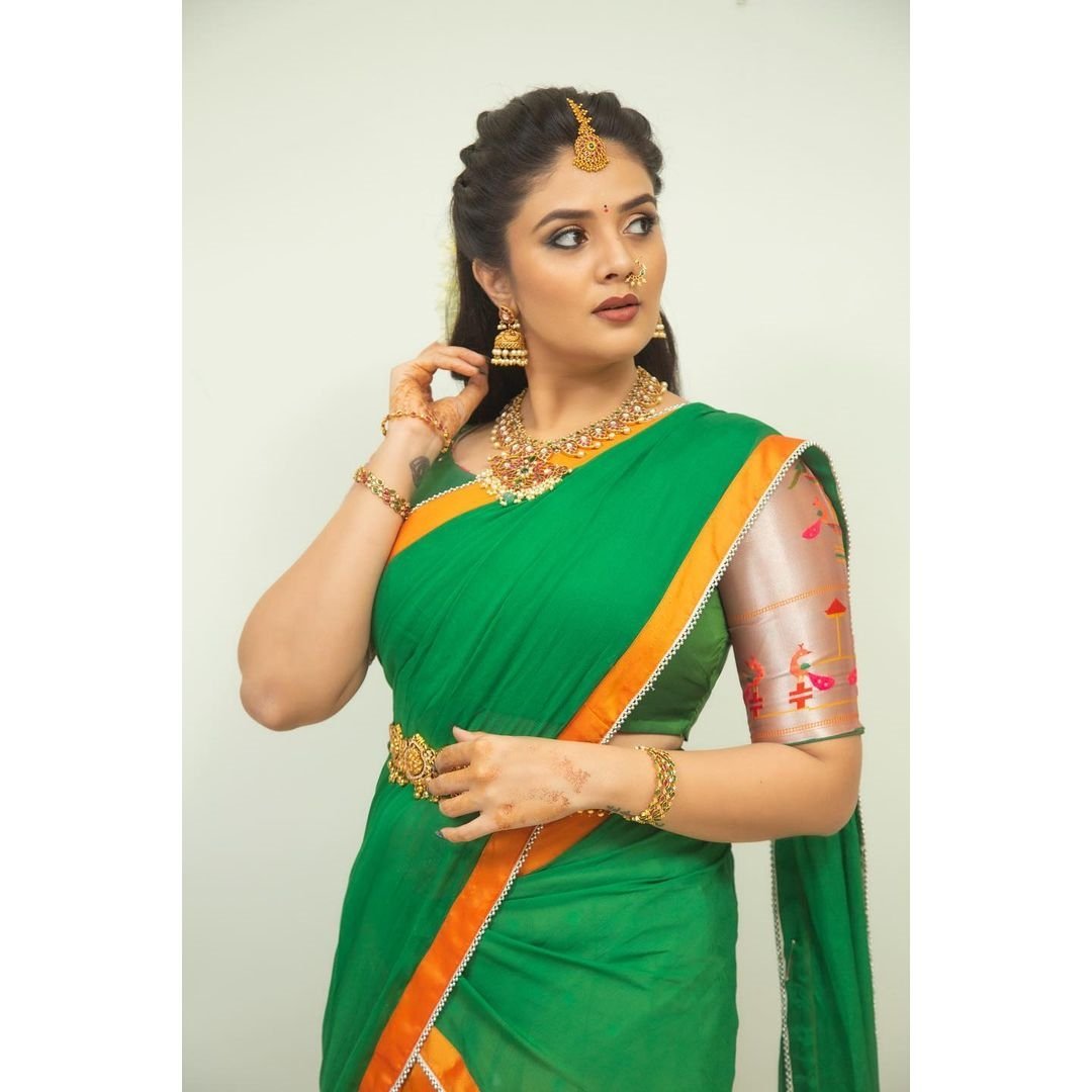 Sreemukhi Latest Traditional Photos