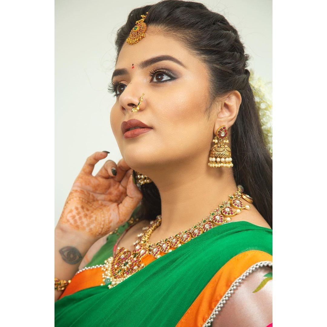 Sreemukhi Latest Traditional Photos