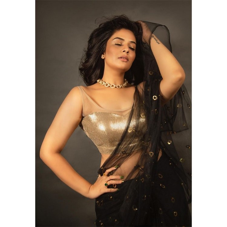 Sreemukhi Viral Photos In Social Channels