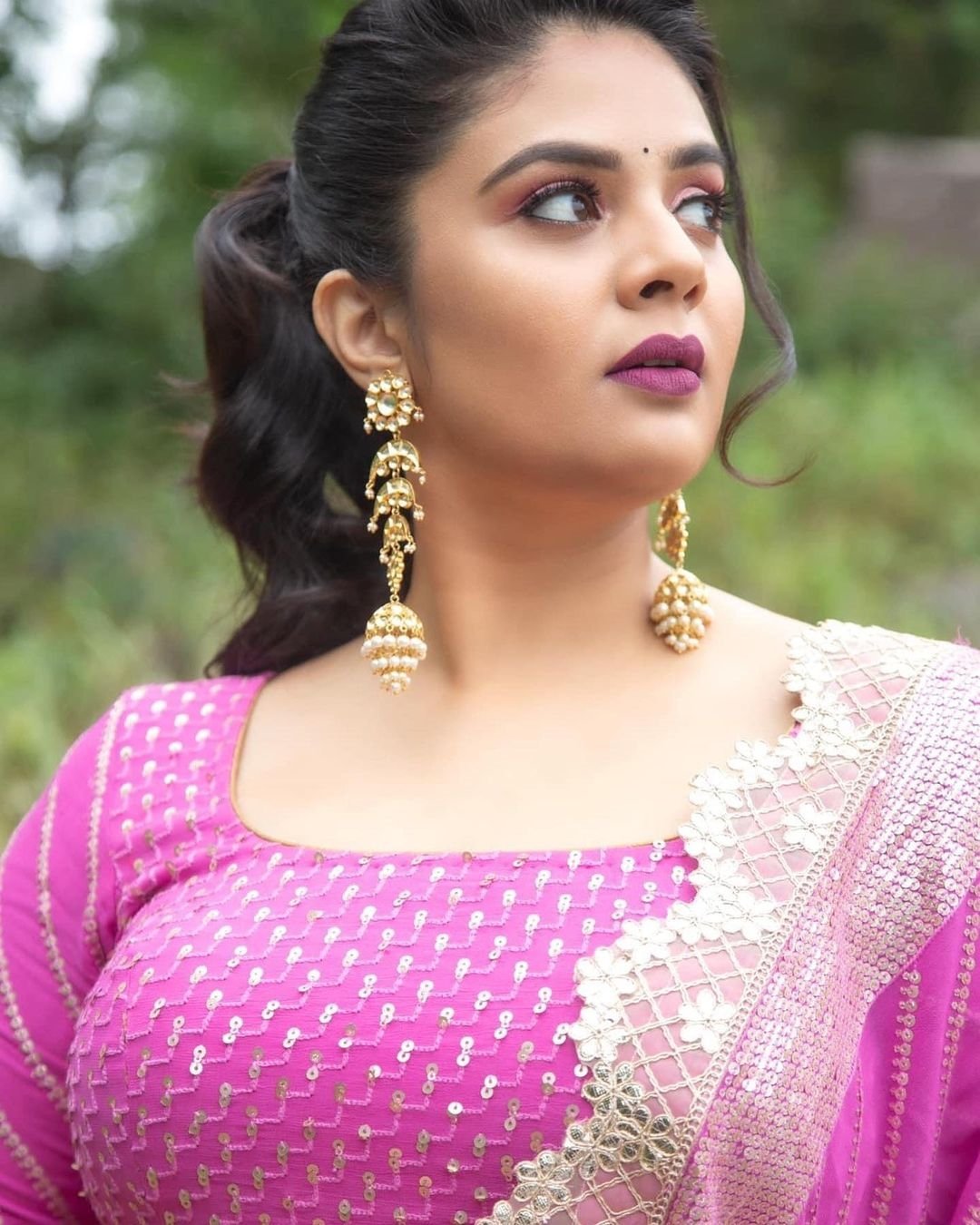 Sreemukhi latest Photos In Tv Show