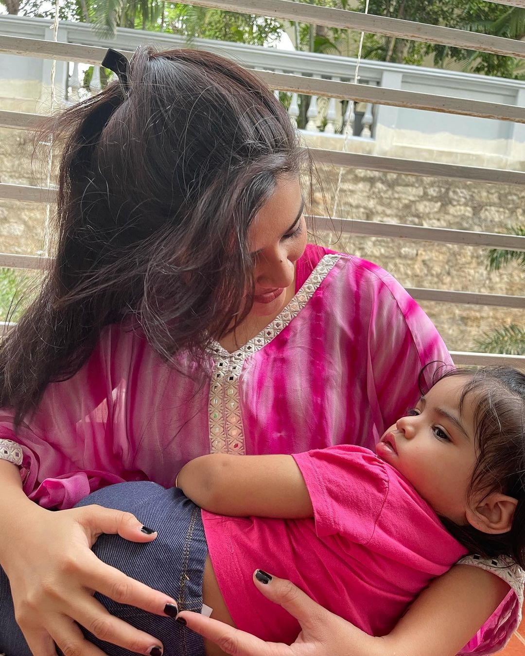 Sreemukhi latest Photos With Baby