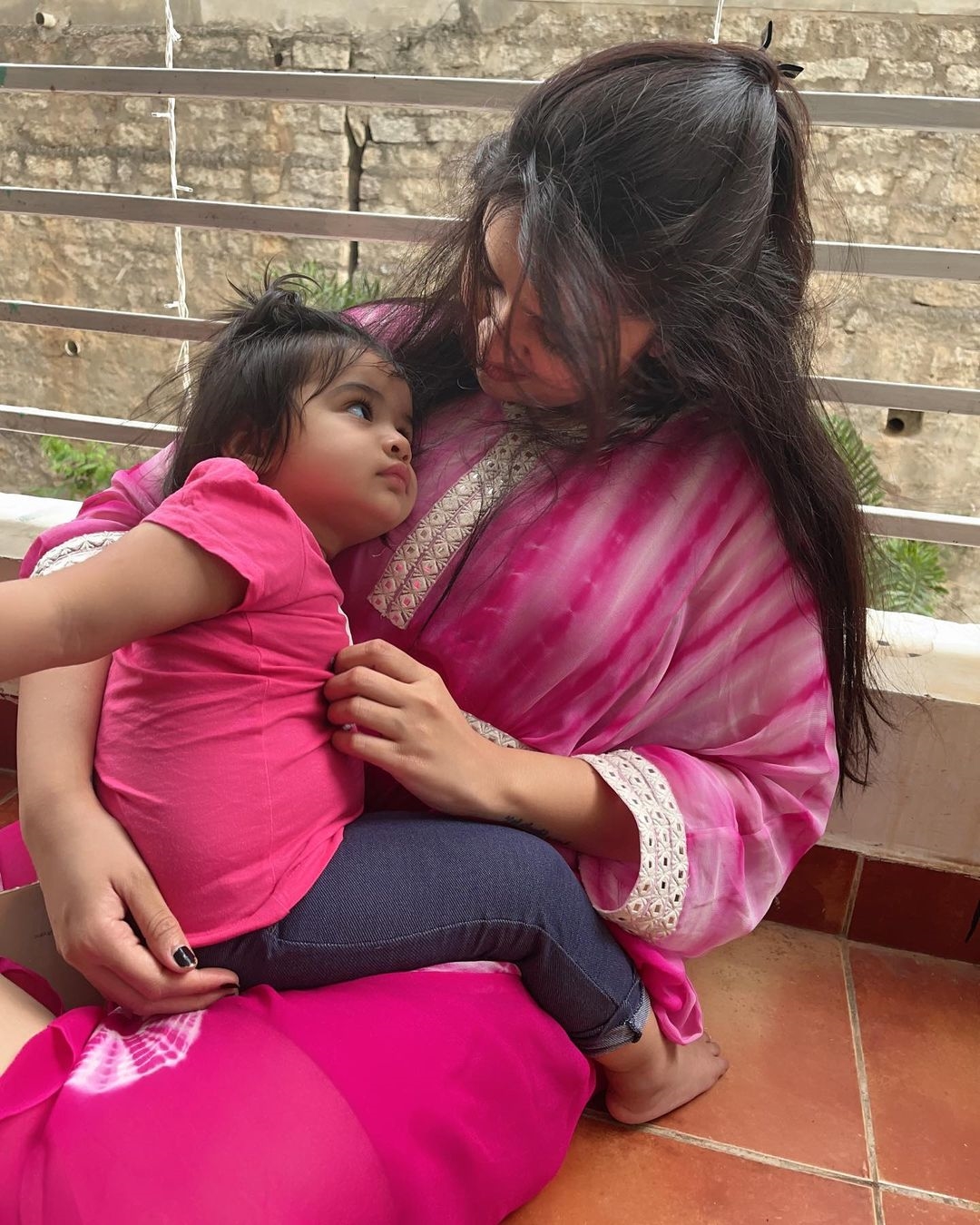 Sreemukhi latest Photos With Baby