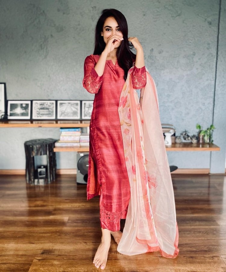 Surbhi Jyoti Images In Long Dress