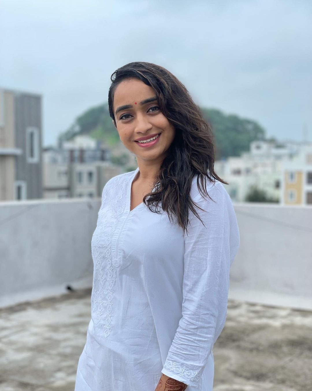 Vindhya Vishaka latest Photos In Morning