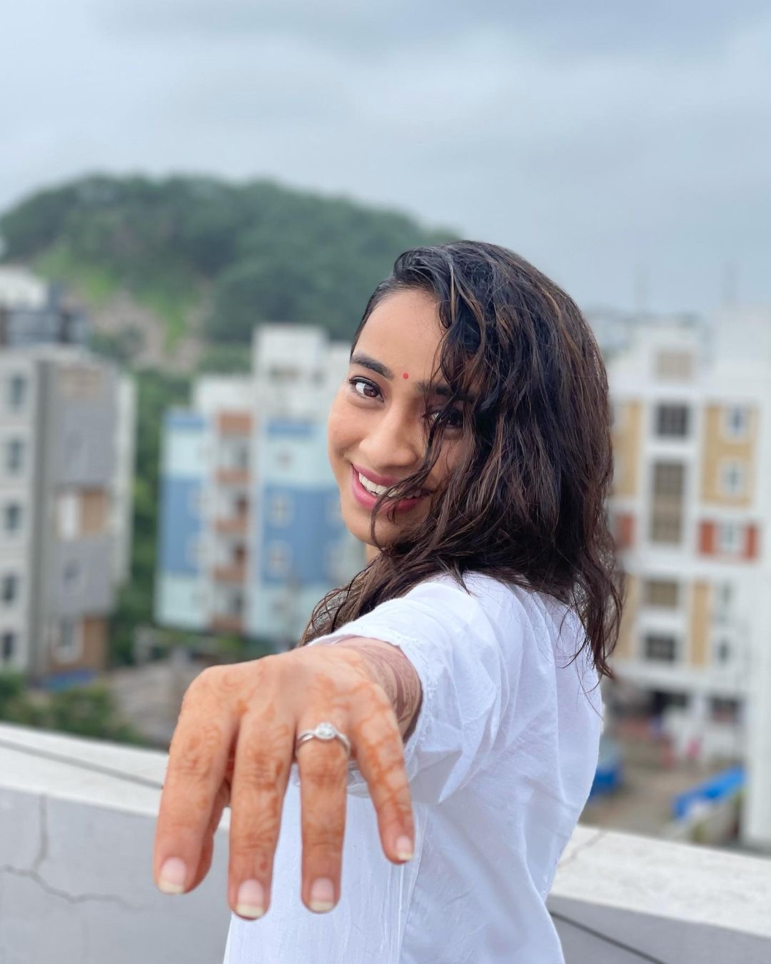 Vindhya Vishaka latest Photos In Morning