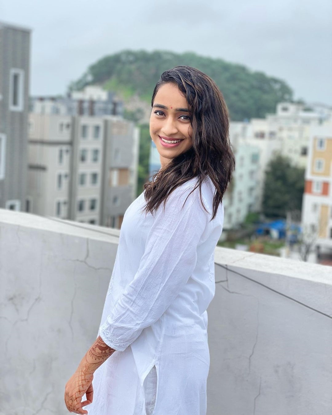 Vindhya Vishaka latest Photos In Morning