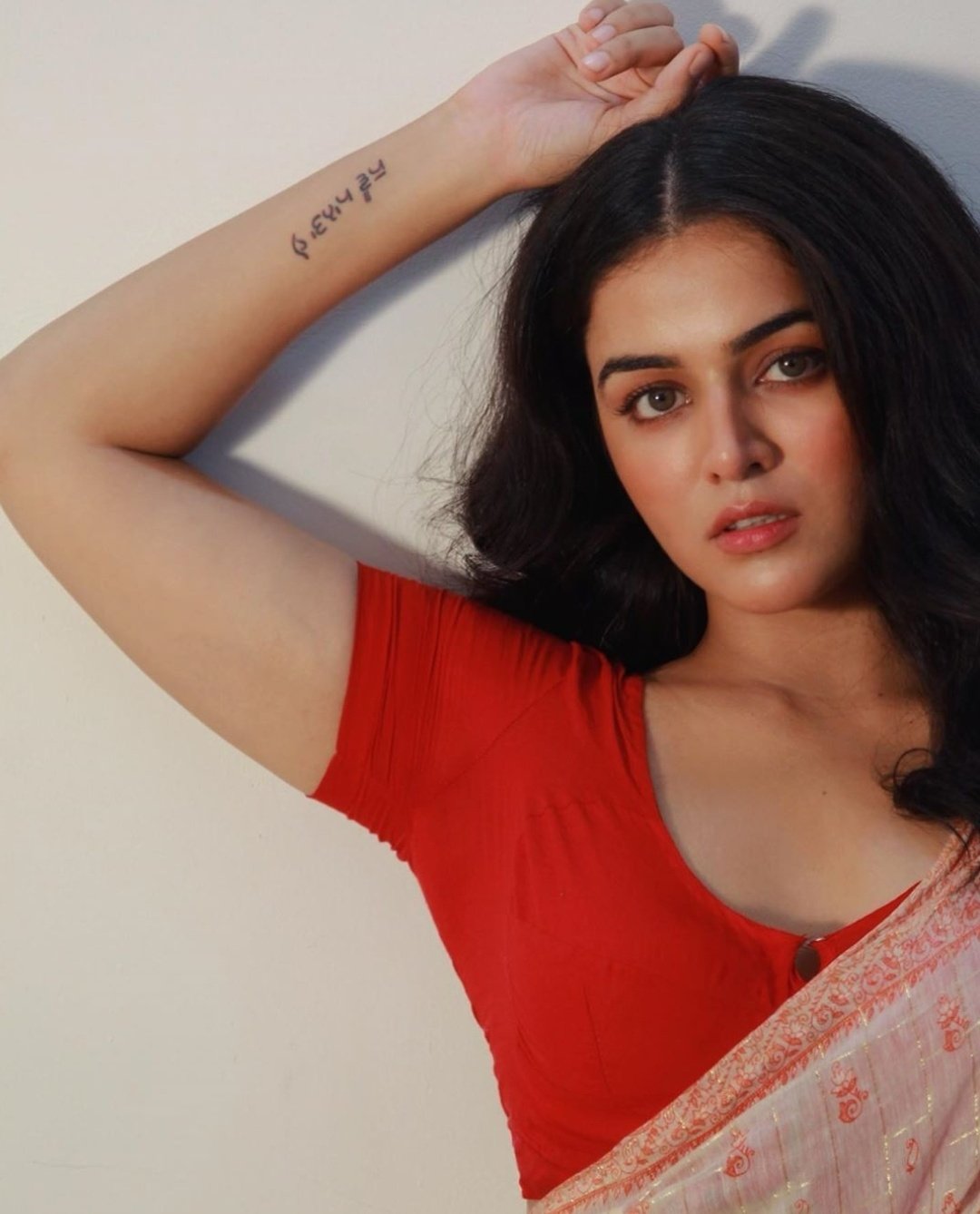 Wamiqa Gabbi Hot Navel Saree Pics